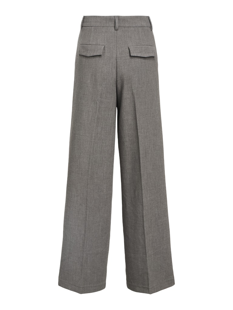 OBJECT OBJIVY WIDE Pantalon Dark Grey Melange - vue 2