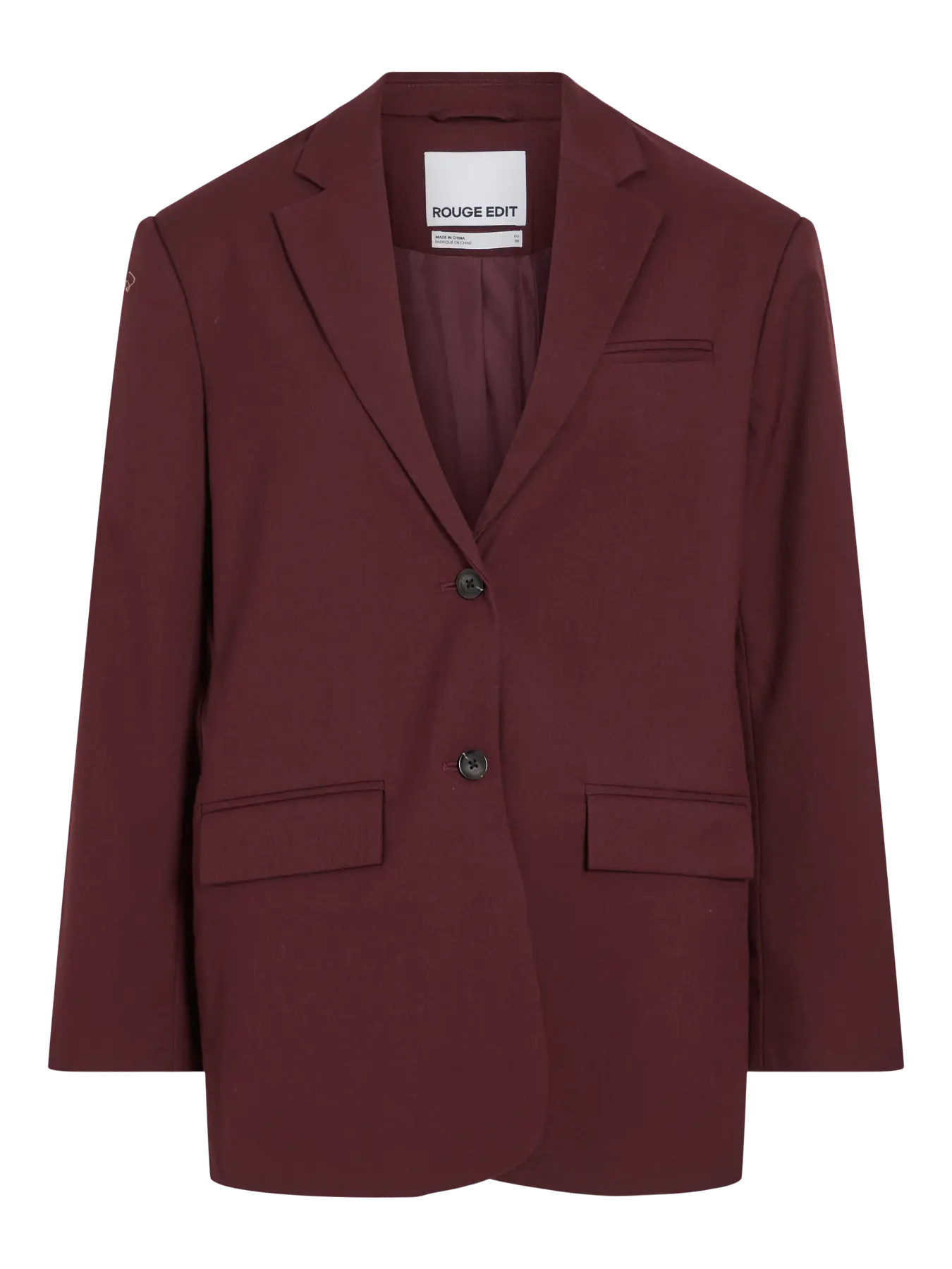 VILA ROUGE ROULIA Blazer Oversize Decadent Chocolate