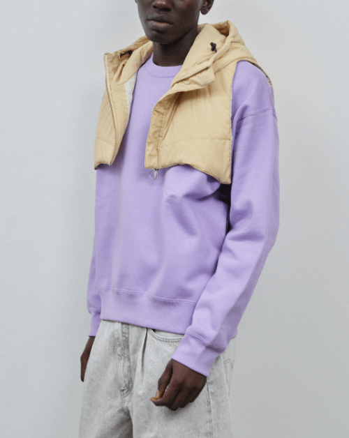 Capuche couleur sable - Nylon - Doublure côtelée recyclée - Imperméable - Fabriquée de manière éthique et végétalien - Embassy of Bricks & Logs - Le Comptoir