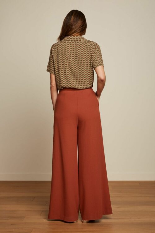King Louie Bella Blouse La Sape Spring Yellow, 100% viscose, Le Comptoir Rouen Le Havre