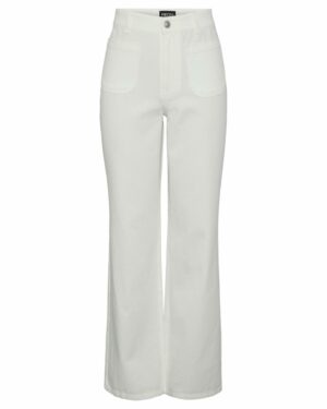 PIECES PCAMA Jeans Cloud Dancer, 100% Coton, Le Comptoir Rouen Le Havre