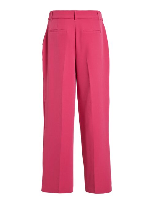 VILA VIMYA Pantalon Flare Pink Yarrow, pantalon large rose, Le Comptoir Rouen Le Havre