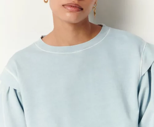 Sessùn Angelita Sweat Illusion Blue, 100% Coton, Le Comptoir Rouen Le Havre