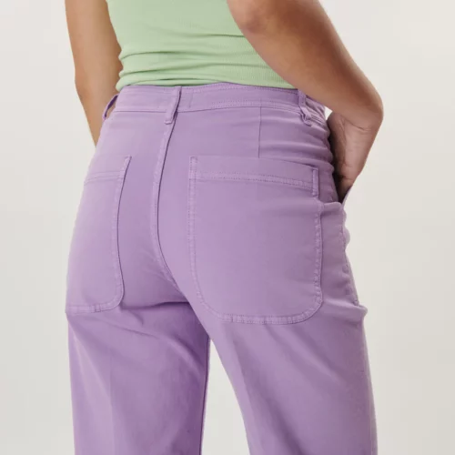 LABDIP SUNDAY Pantalon Glycine, 72% Coton 25% Lyocell 3% Elasthanne, pantalon large taille haute, Le Comptoir Rouen Le Havre