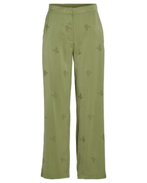 VILA VIMIEL Pantalon Calliste Green, pantalon fluide vert, Le Comptoir Rouen Le Havre