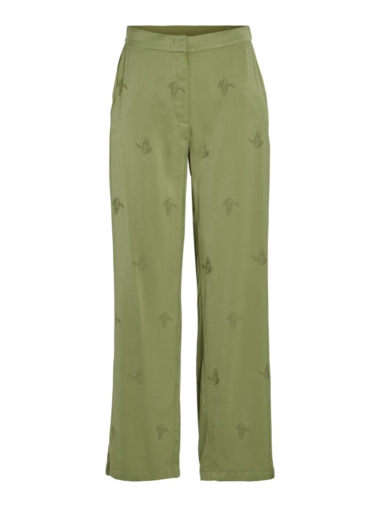 VILA VIMIEL Pantalon Calliste Green, pantalon fluide vert, Le Comptoir Rouen Le Havre