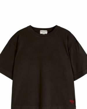 EMILE ET IDA YASMINE T-shirt Bitume, t-shirt manches courtes femme noir, Le Comptoir Rouen Le Havre