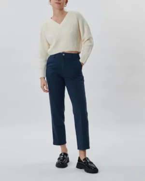 Pantalon fuselé taille moyenne bleu pour femme LABDIP Le Comptoir Rouen Le Havre