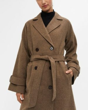 manteau long croisé
