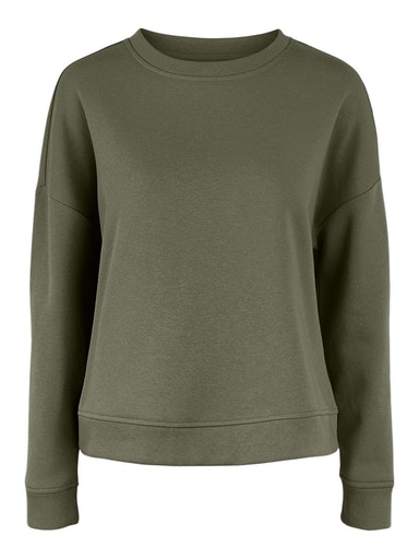 sweatshirt pour femmes, sweat pour femme, sweat col rond, en coton et polyester, de la marque pieces, le comptoir rouen le havre