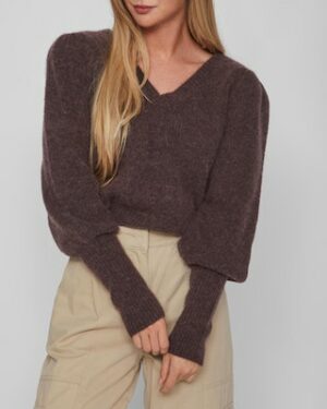 Pull en laine pour femme VILA col en V