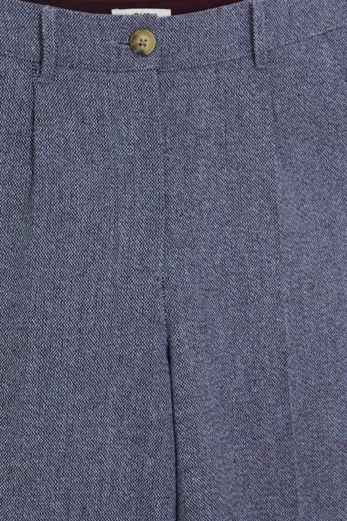 Pantalon large gris bleu pour femmes RODA de la marque CKS à découvrir sur notre site et dans nos magasins Le Comptoir à Rouen et Le Havre.