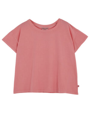EMILE ET IDA ZAMILA T-shirt femme coton et teinture bio rose au magasin de vêtements pour femmes le comptoir à rouen et au havre