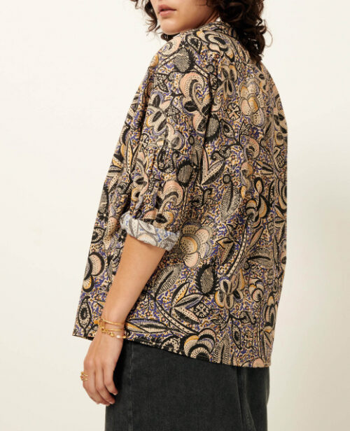 SESSUN HANANO Chemise Femme ample Balikat en voile de coton à rouen et au havre