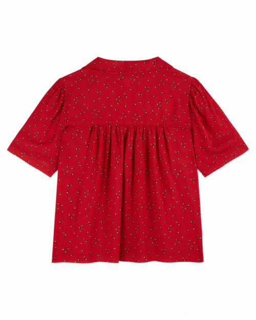 EMILE ET IDA ZOE Chemise Femme à fleurs manches courtes hoya rouge le comptoir magasin de vêtements pour femmes rouen le havre