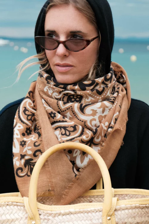 foulard femme 90% Laine 10% Cachemire, le comptoir rouen le havre