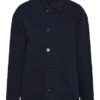 PIECES PCMAUD Veste en Jean manches longues bleu en coton le comptoir magasin de vêtements pour femmes à rouen et le havre