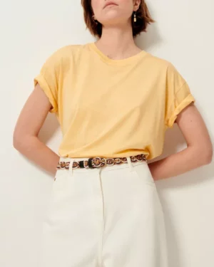 SESSUN TOO T Shirt femme Wax Yellow