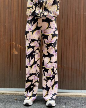 pantalon large fleuri pour femmes marque marais paris le comptoir magasin vêtements femmes rouen
