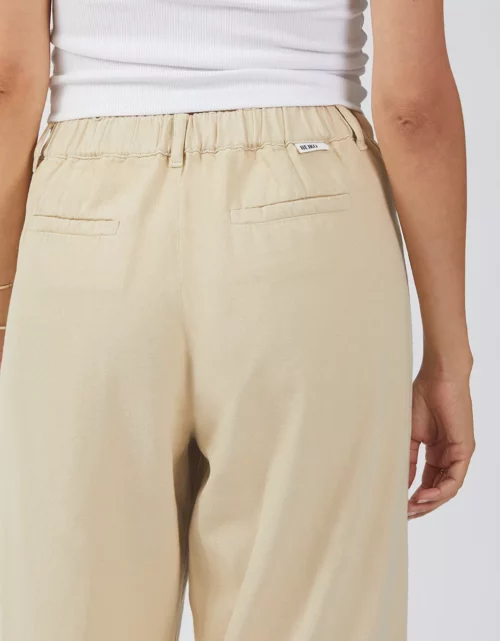 pantalon large fluide pour femme écru light sand marque reiko référence bloom light le comptoir rouen le havre magasin vêtements femmes