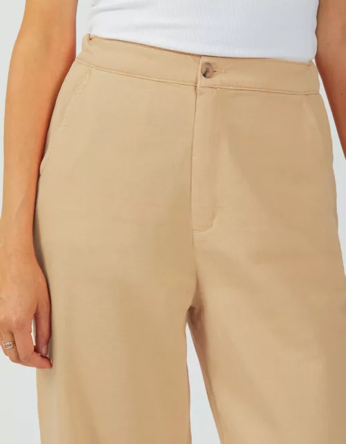 pantalon straight fluide beige pour femme marque reiko baltimore le comptoir rouen et le havre magasin vêtements femmes