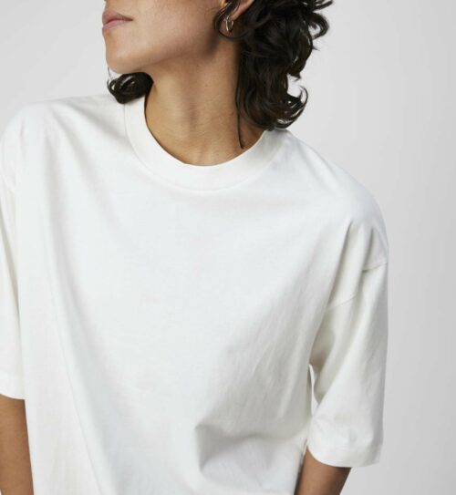 OBJECT OBJGJIMA T shirt pour Femme Oversize en Coton Bio Blanc le comptoir rouen le havre magasins de vêtements pour femmes