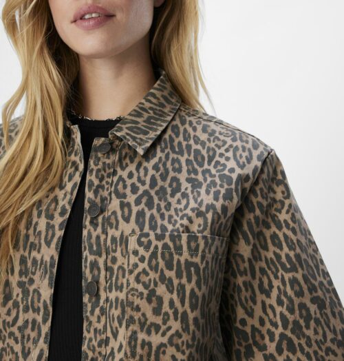 OBJECT OBJSENI Chemise oversize femme Incense Leopard