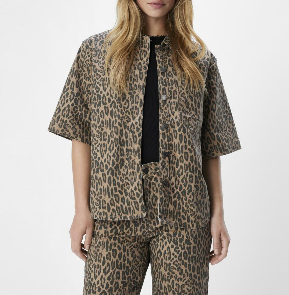 OBJECT OBJSENI Chemise oversize femme Incense Leopard magasin vêtements femme rouen le havre