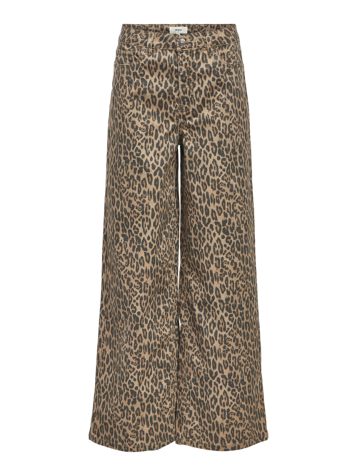 OBJECT OBJSENI Jeans large taille haute femme Incense Leopard rouen le havre magasin vêtements femme