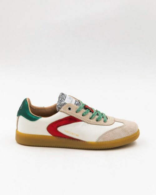 0-105 NOVA Baskets Femme Red Green