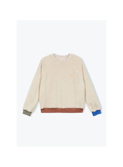 AP JOE Sweat femme Sherpa Beige