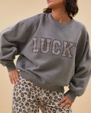 BY BAR BIBI lucky vintage Sweat pour femme Charcoal le comptoir magasin de vêtements pour femmes rouen le havre