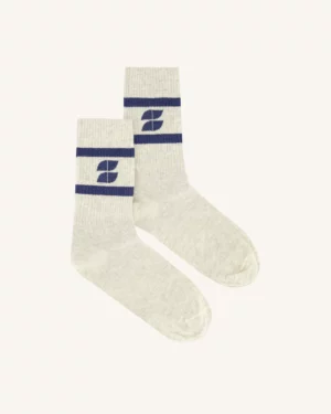 BY BAR Chaussettes femme Logo Navy