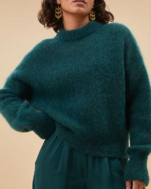 BY BAR SONNY Pullover femme dark green le comptoir rouen le havre