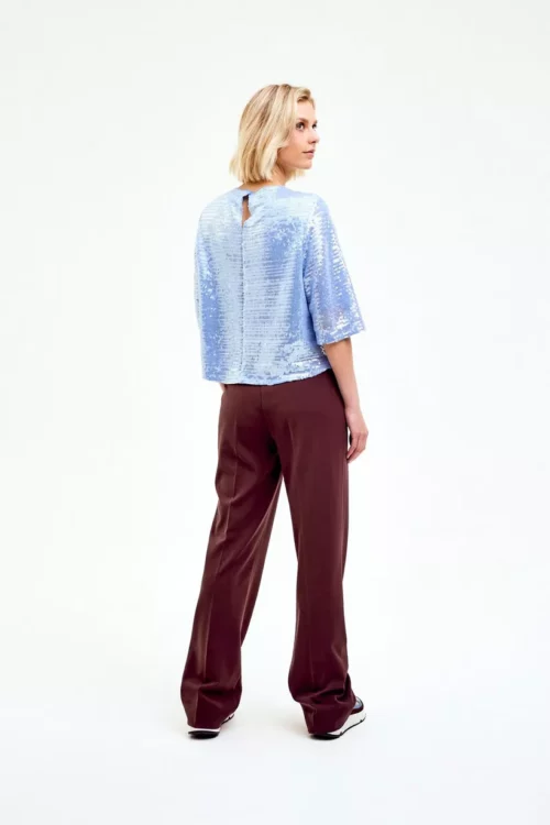 CKS TONKSA Pantalon long femme marron