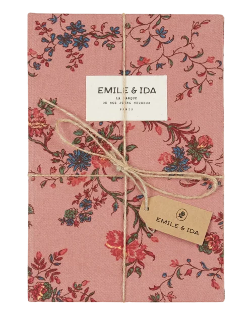 EMILE ET IDA AACARNET Cahier Imprimé Orchid Rose le comptoir rouen le havre