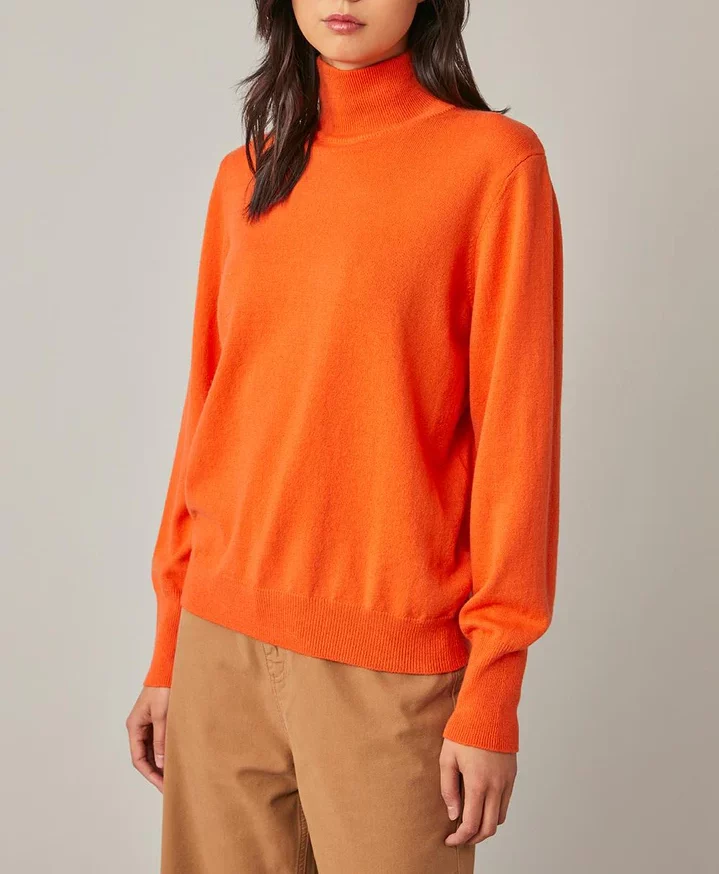 HARRIS WILSON EMIGUEL Pull Femme en Laine Orange