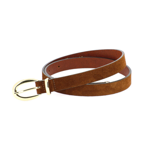 HERBERT FRERE SOEUR LA FRIEDA VELOURS Ceinture Choco Camp