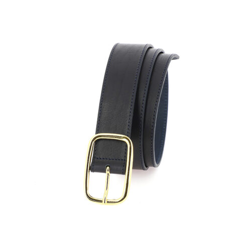 HERBERT FRERE SOEUR LA SABIN Ceinture Bleu en cuir