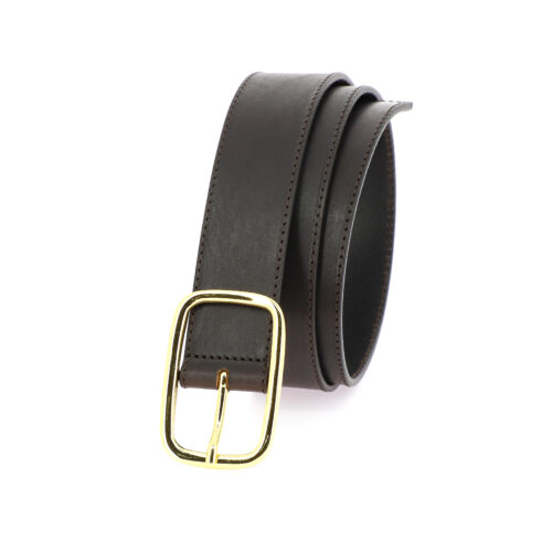 HERBERT FRERE SOEUR LA SABIN Ceinture Choco cuir