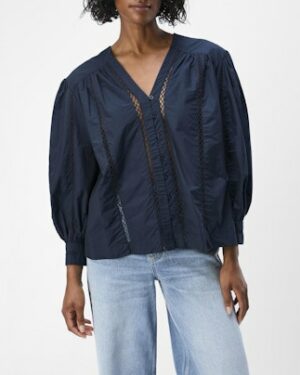 OBJECT OBJHELENA Top Femme Bleu Marine