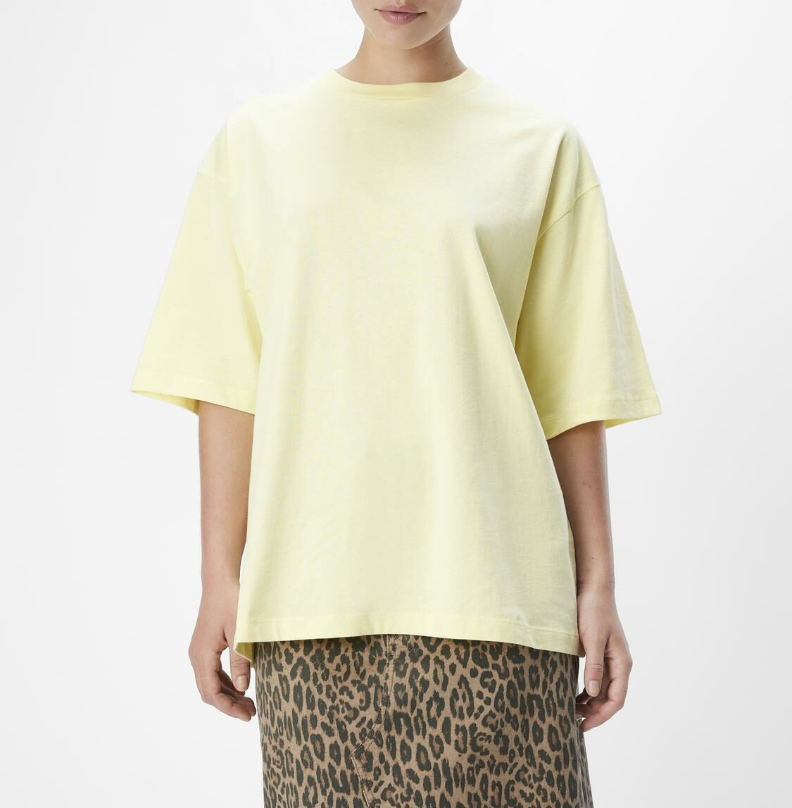 OBJECT objgima T shirt Oversize Femme en Coton Bio jaune lemon le comptoir rouen le havre