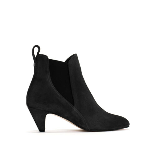 ANONYMOUS Rikley Calf Suede Bottines Black