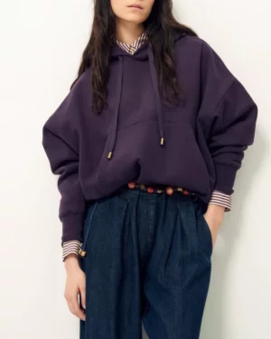 SESSUN HOODIE Sweat capuche oversize femme Cosmos