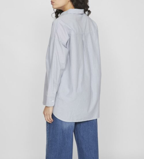 VILA VIDARMA Chemise Femme Oversize à Rayures bleu le comptoir magasins vêtements pour femmes rouen