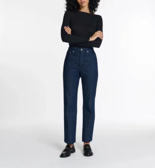 LABDIP PITT DENIM Jean Droit Femme Brut