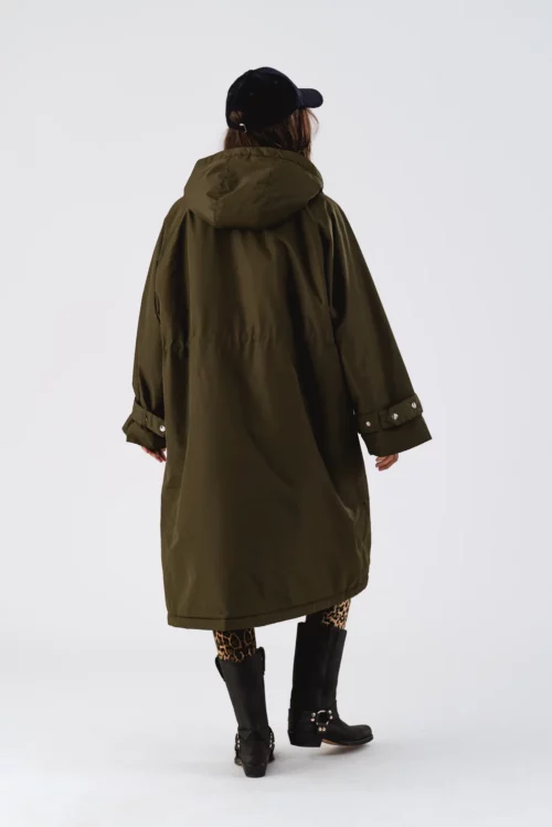 LOLLYS LAUNDRY SHEA Parka Longue Dark Green le comptoir rouen le havre