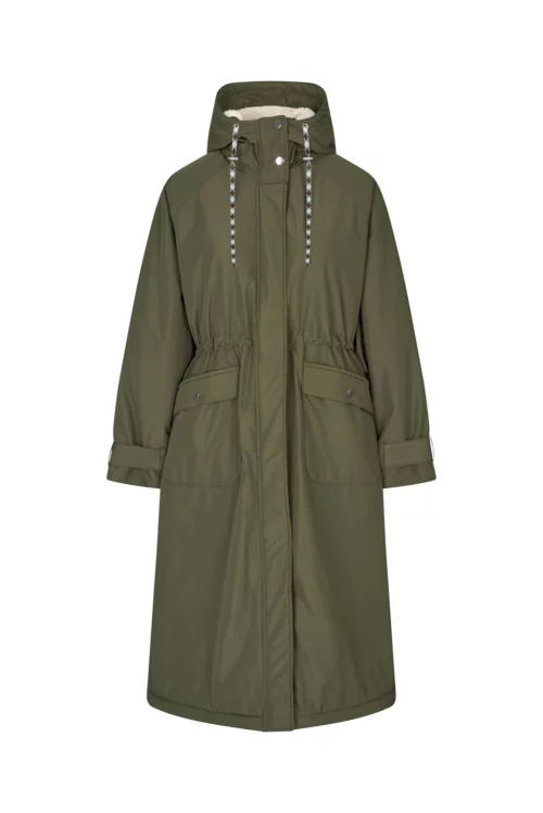 LOLLYS LAUNDRY SHEA Parka Longue vert foncé