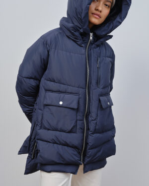 Embassy of Bricks and Logs LYNDON PUFFER JACKET Doudoune Femme Bleu