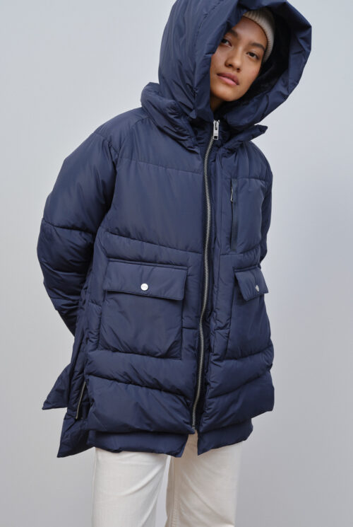 Embassy of Bricks and Logs LYNDON PUFFER JACKET Doudoune Femme Bleu